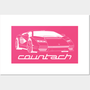 Lamborghini countach Posters and Art